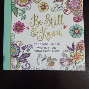 Be Still & Know Coloring Book - Inspirational Scripture Coloring (Mint & Multi)